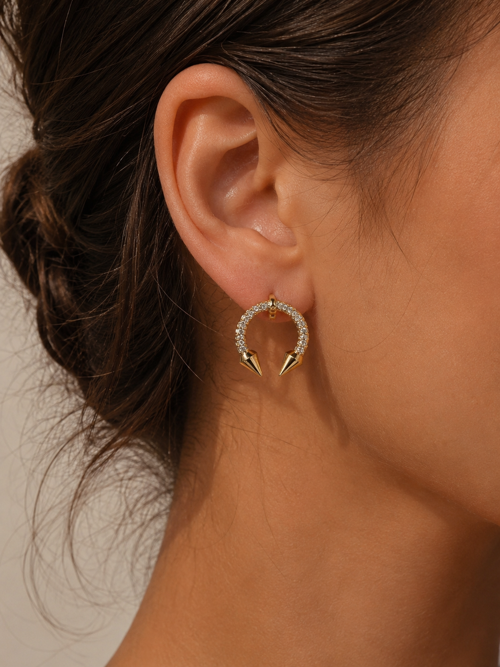 Gold Plated Necklace & Earrings Set